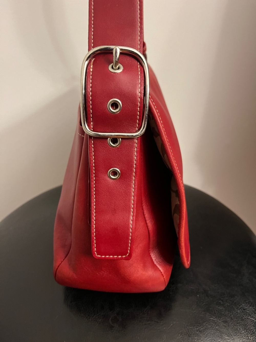 Coach Y2K Leather Flap Bag-2003 - Picture 3 of 13